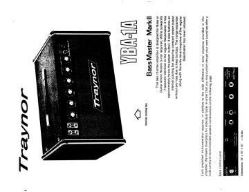 Traynor-Bassmaster ;Mk2_YBA 1-1970.Amp preview